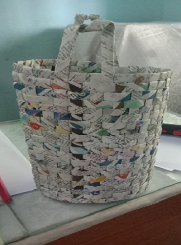 Designed paper bag