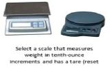 Weight scale machine